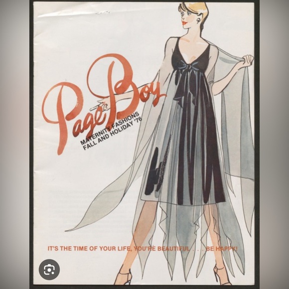 Vintage Maternity Dress by Page Boy - Picture 2 of 6